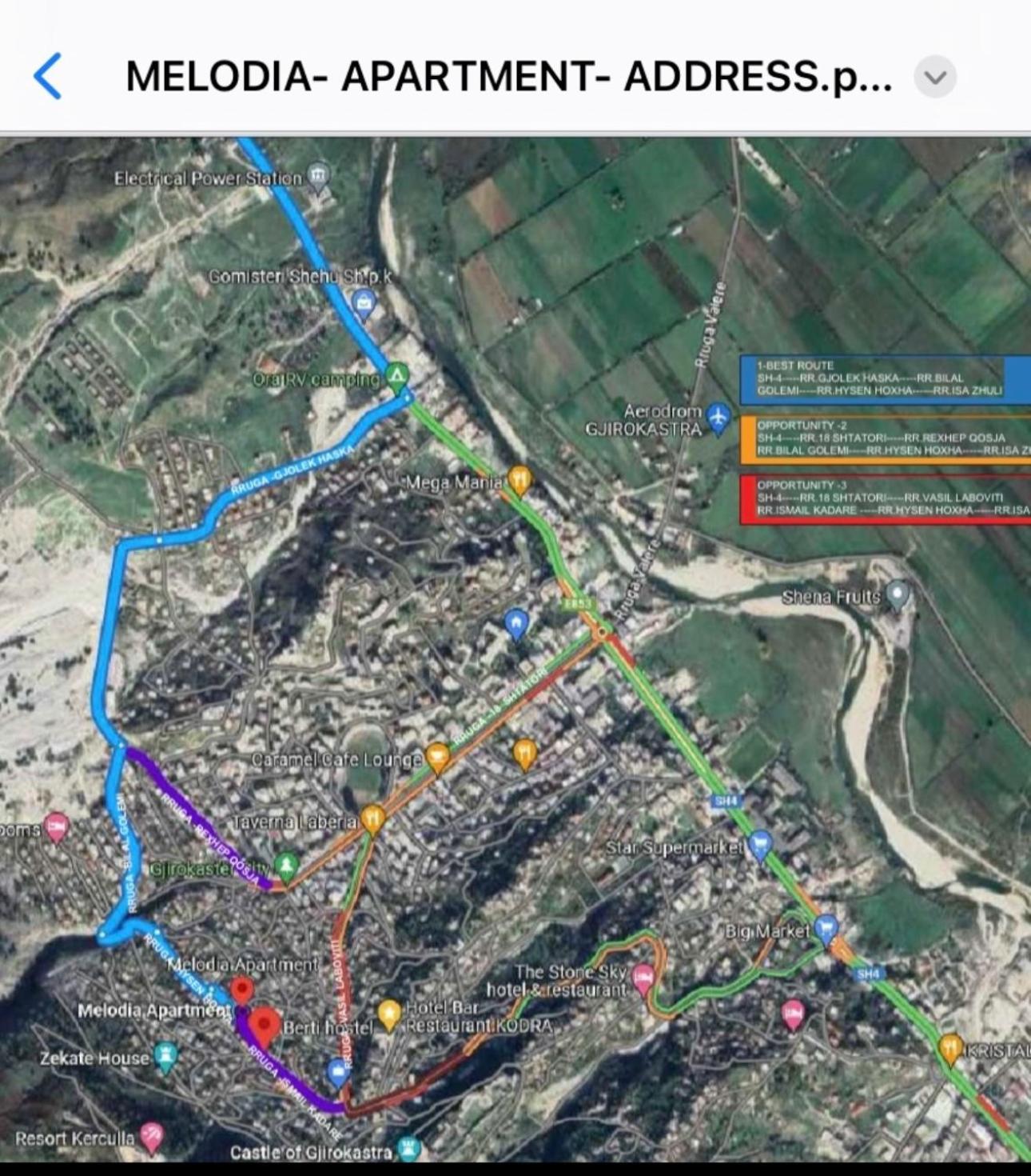 Melodia - Harmony Heaven Apartment Gjirokastër Екстериор снимка